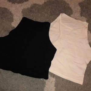 Set of American Apparel crops